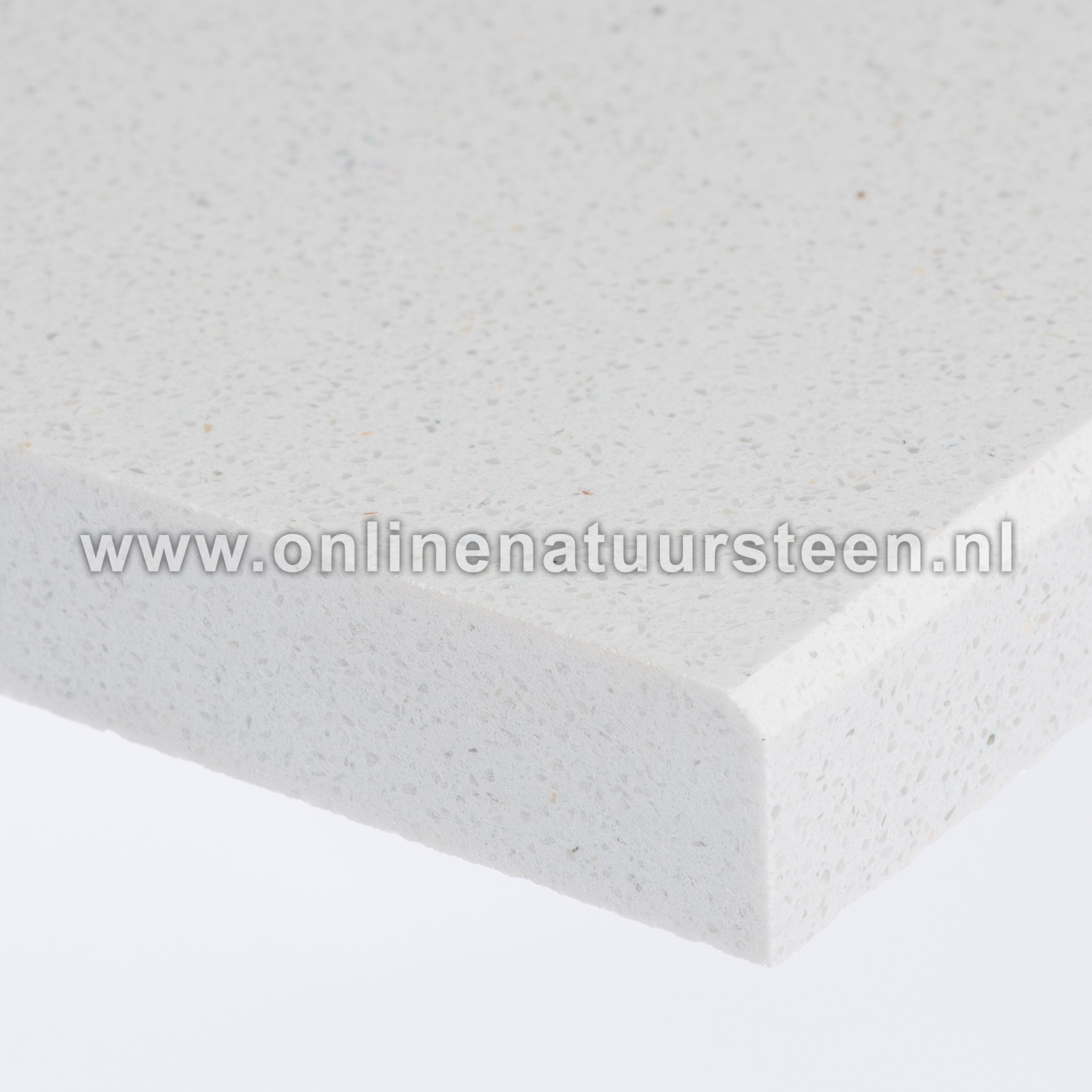 Galerij: Marmercomposiet Bianco C - 2 cm dik.