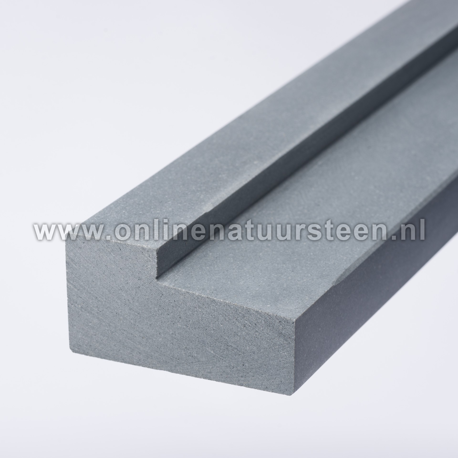 Marmercomposiet Buvex schuine dorpel met dam 5cm.