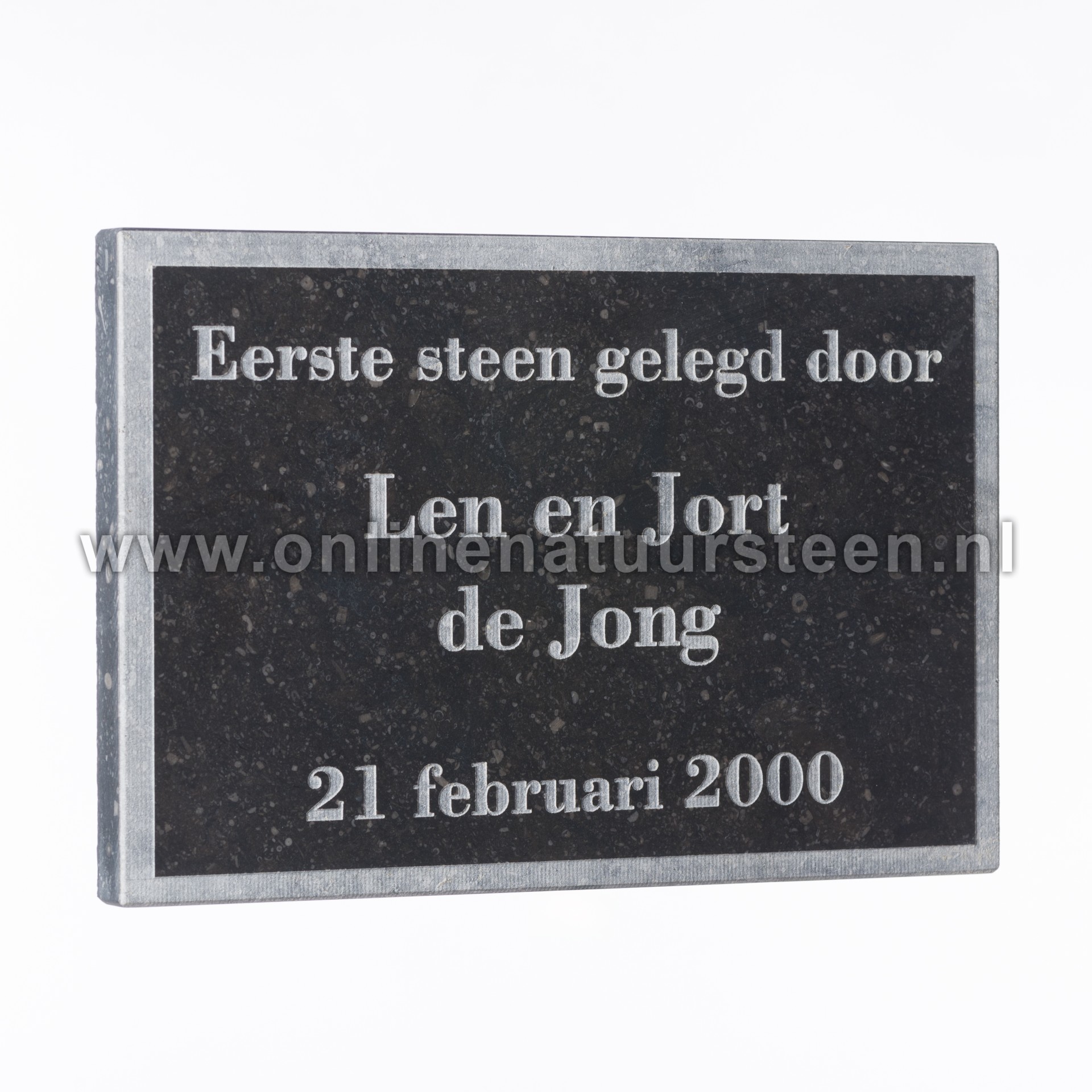 Belgisch hardsteen Eerste steen model 1