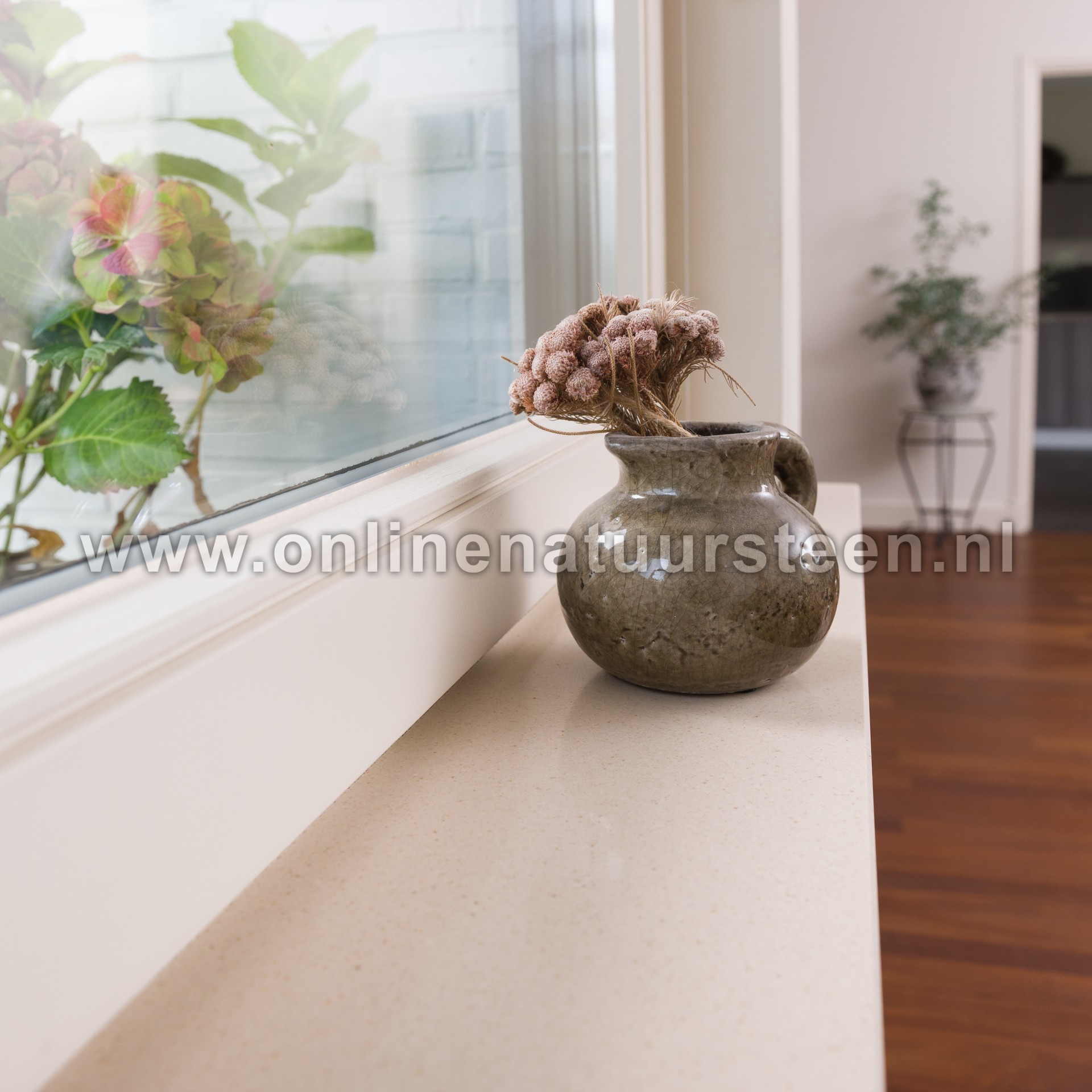 Galerij: Marmercomposiet Beige MI® 1,5 cm dik.