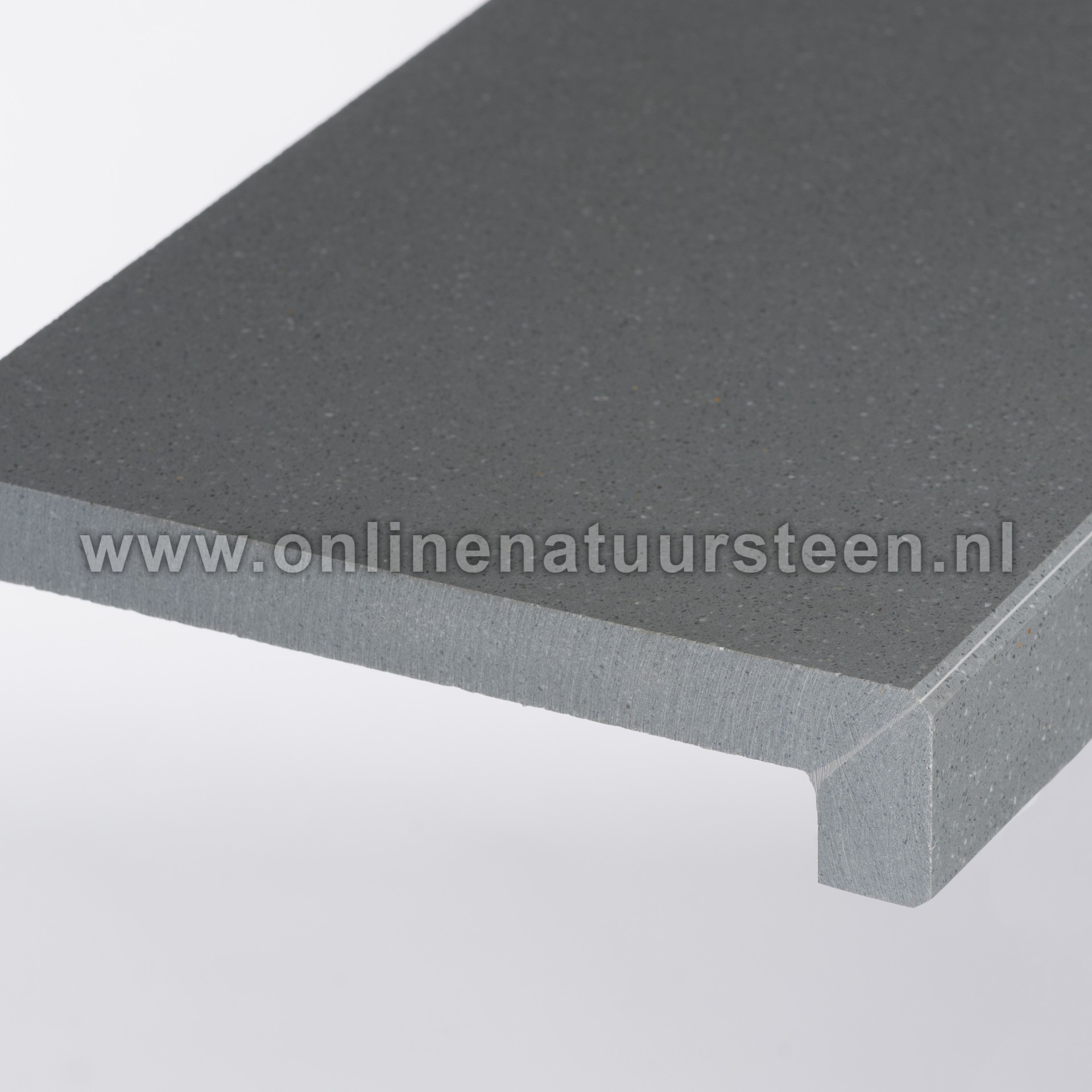 Galerij: Marmercomposiet Grigio Mi 2cm dik aanzicht 2cm t/m 10cm dik.