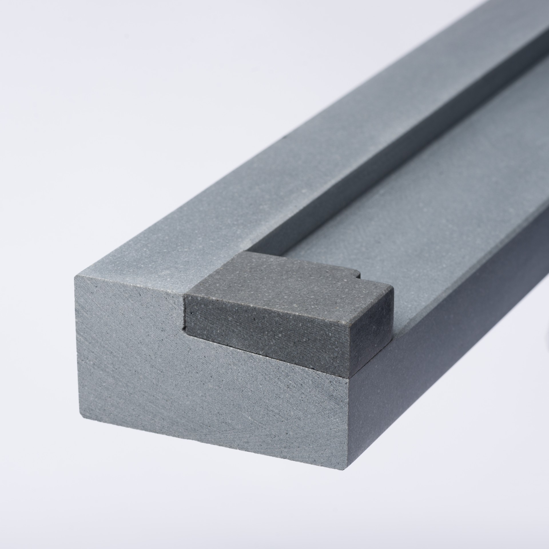 Marmercomposiet Buvex deurdorpel detail plakneuten